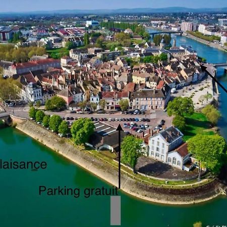 Appartement Avec Magnifique Vue Sur La Saone Et Son Balcon Chalon-sur-Saône Kültér fotó